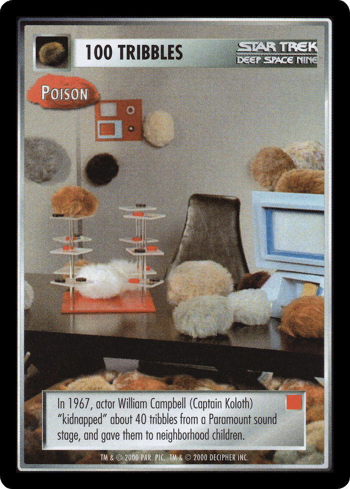 100 Tribbles - Poison (Red)